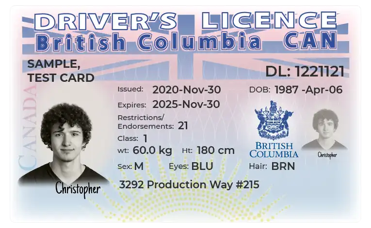 Truck License British Columbia